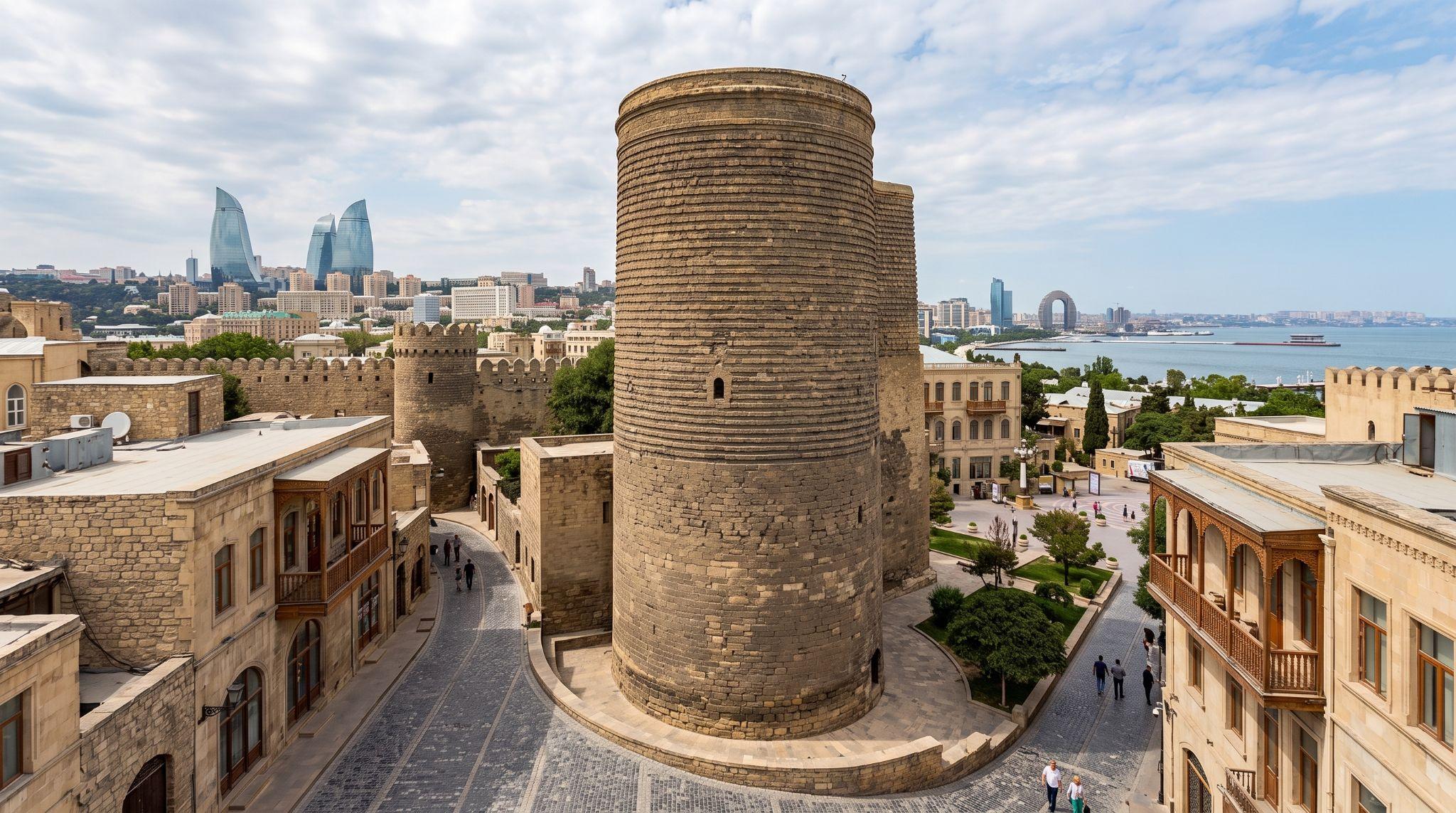 Maiden Tower tour in Azerbaijan