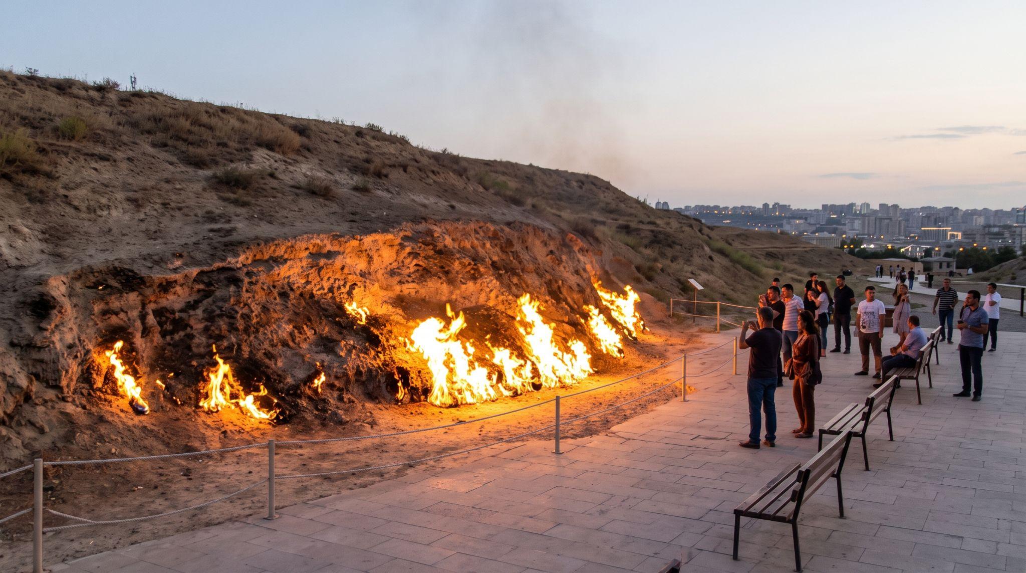 Yanar Dagh tour in Azerbaijan