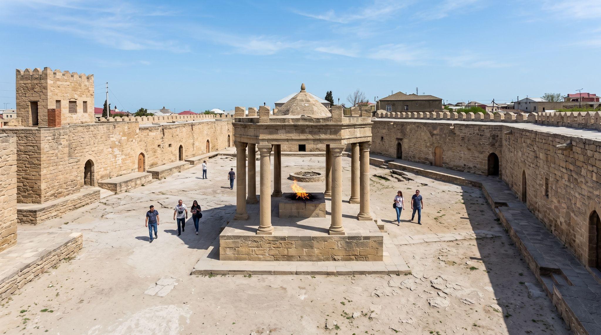 Ateshgah Fire Temple tour in Azerbaijan