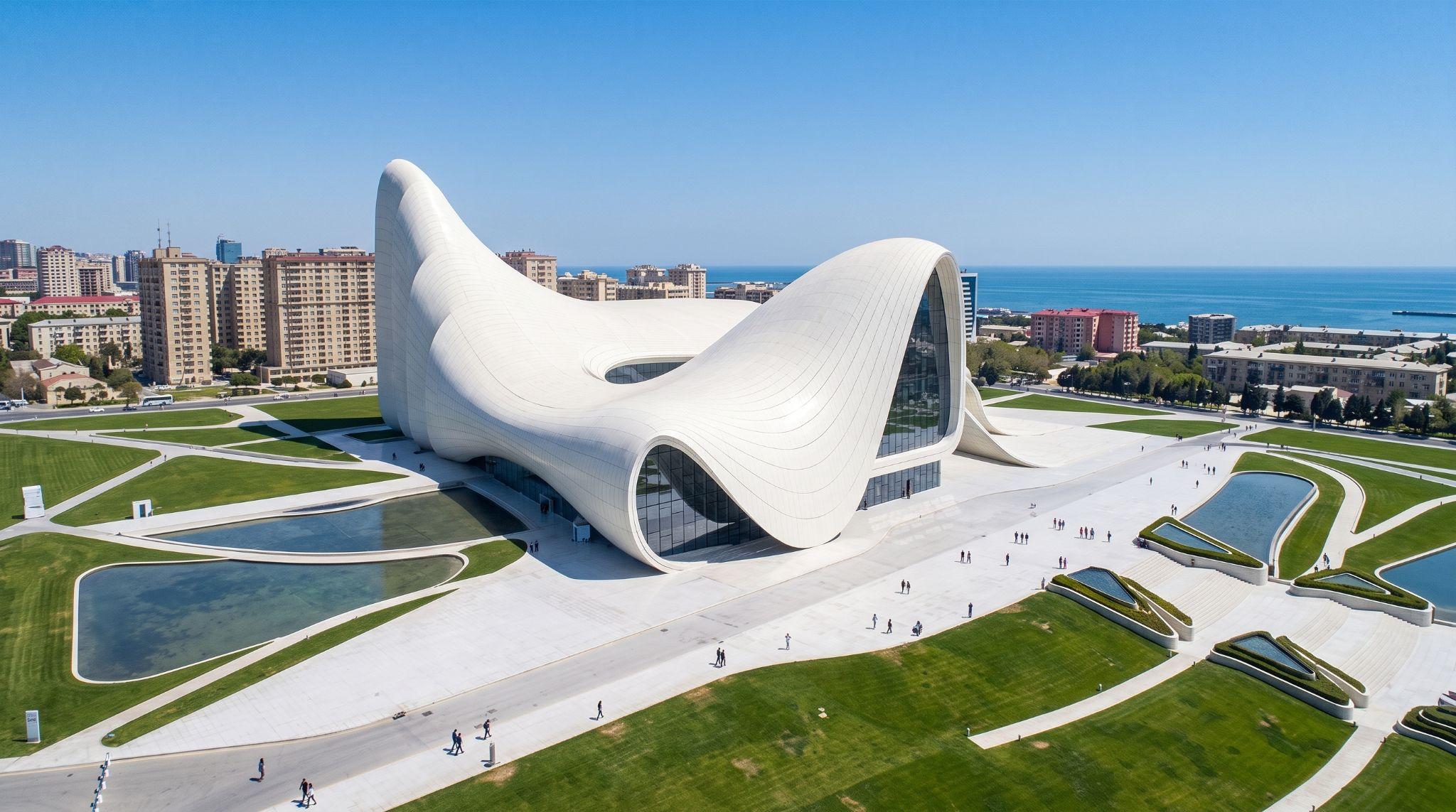 Heydar Aliyev Center tour in Azerbaijan